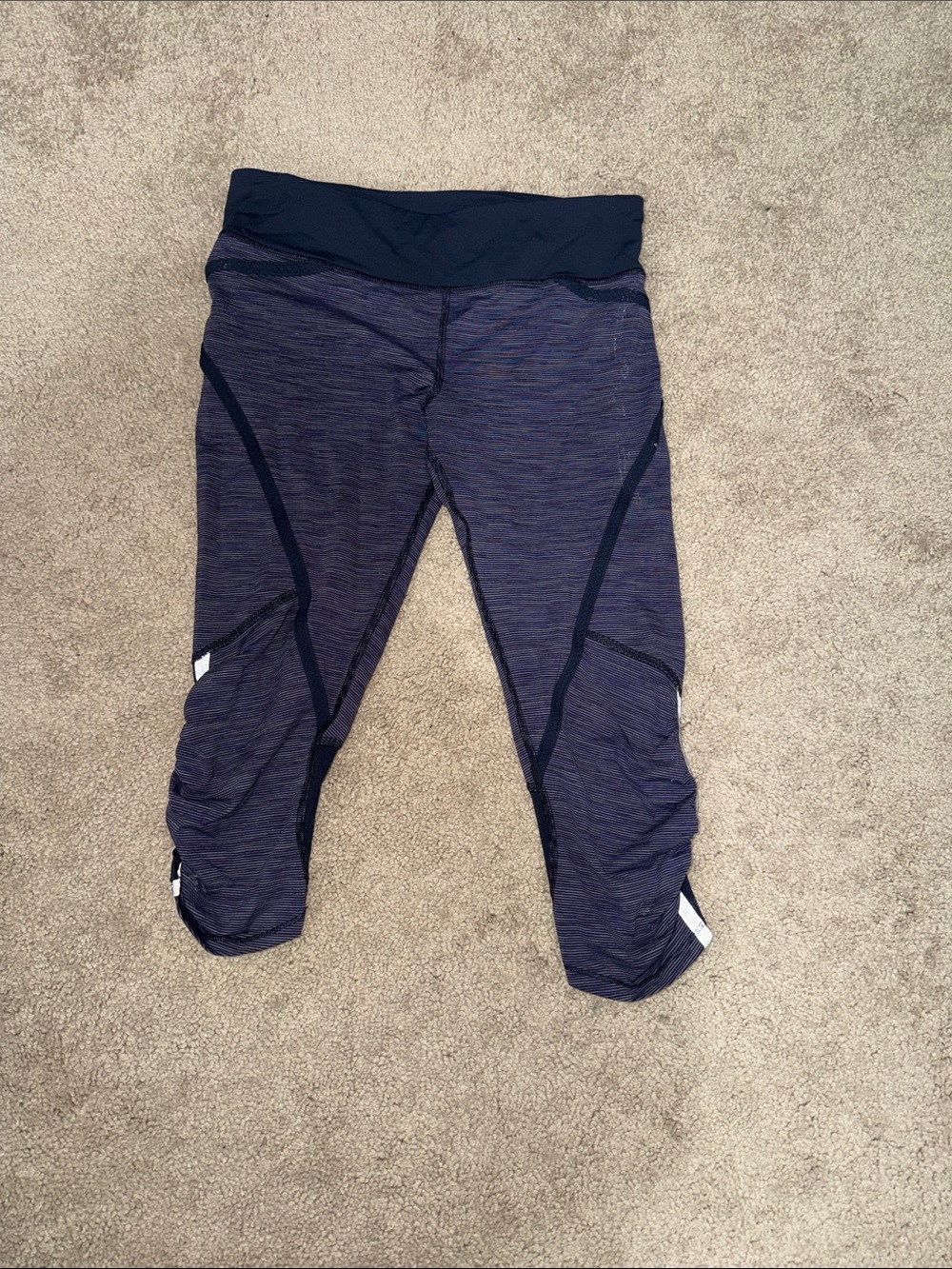 lululemon athletica Purple Heather Capri Leggings B2